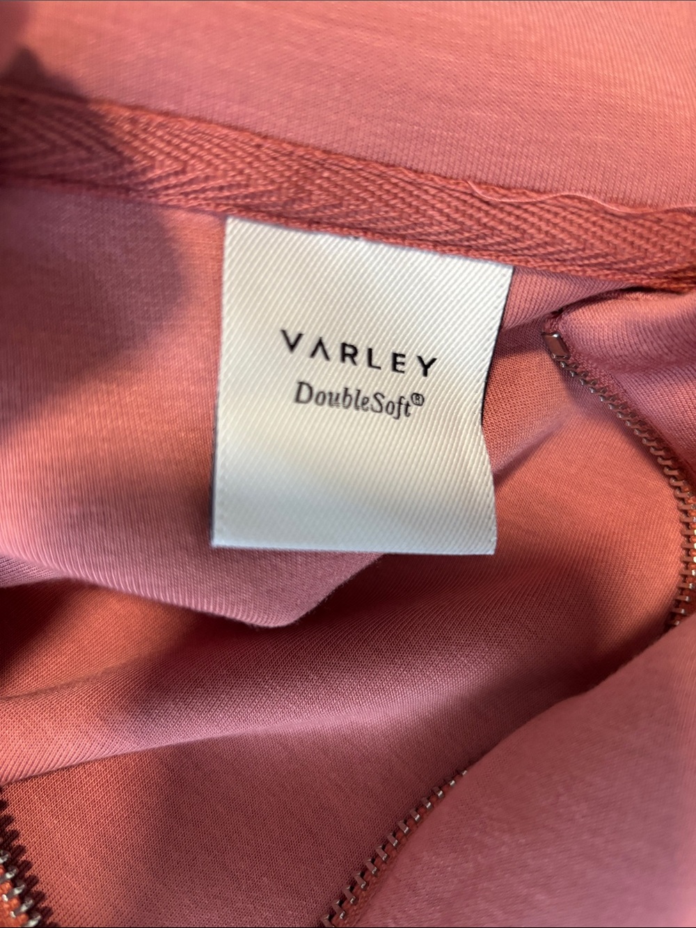 Varley Brand New Without Tags Magnolia 2.0 1/2 Zip Tank in Canyon Rose - Picture 5 of 7